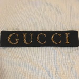Gucci black elastic headband